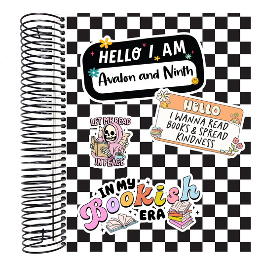 Bookish Checkerboard - 7x9 Daily Planner