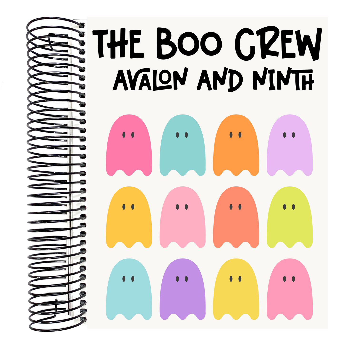 Boo Crew - 7x9 Planner - Vertical or Academic