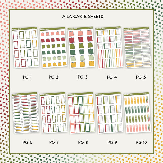 Monthly Functional Subscription - A La Carte Sheets