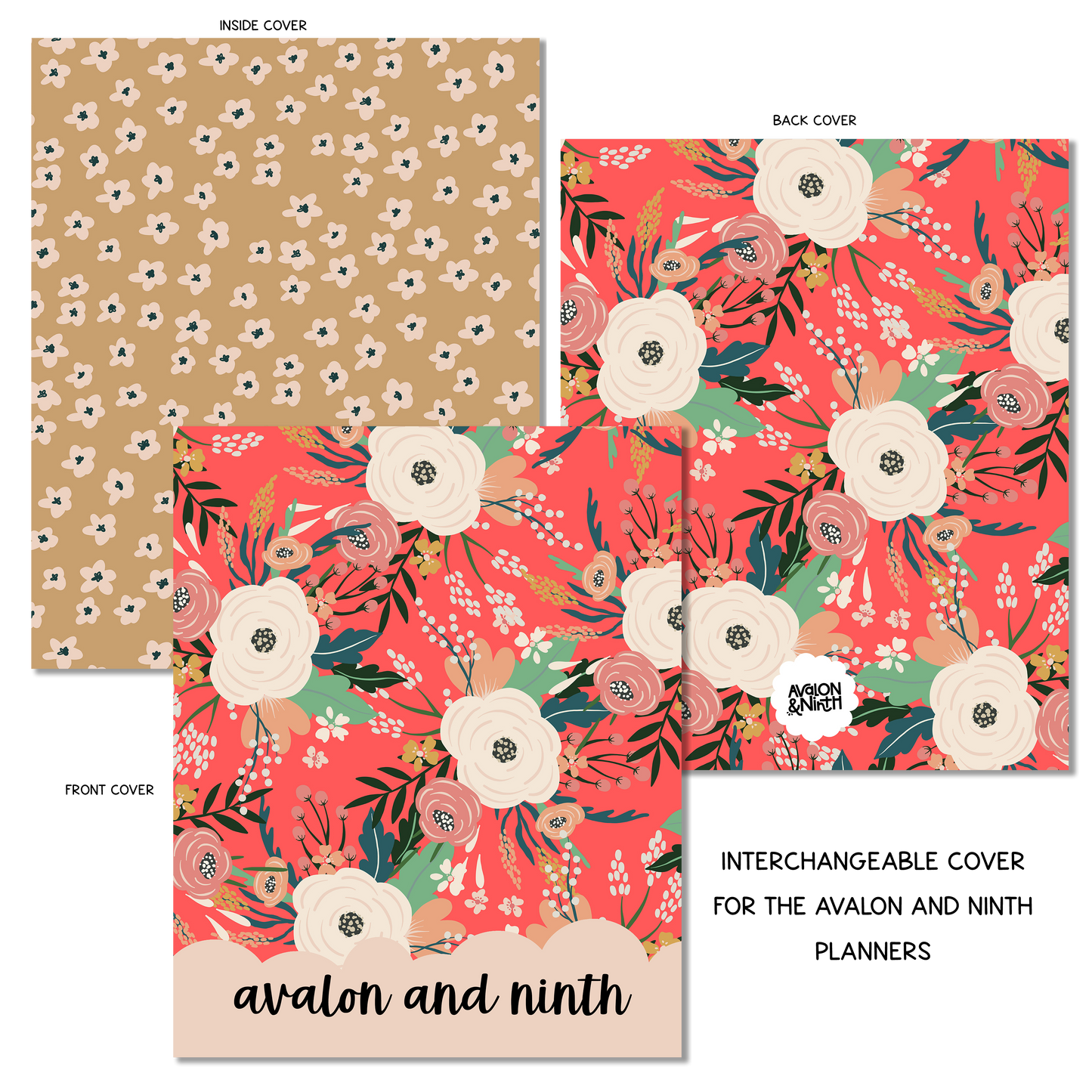 Floral Bouquet - A La Carte Cover - 7x9, B6, Weeks