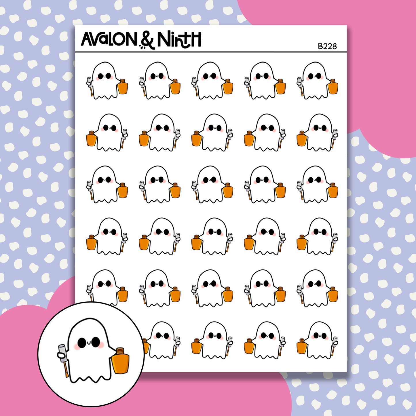 Boo - Nails/Painting Nails // B228