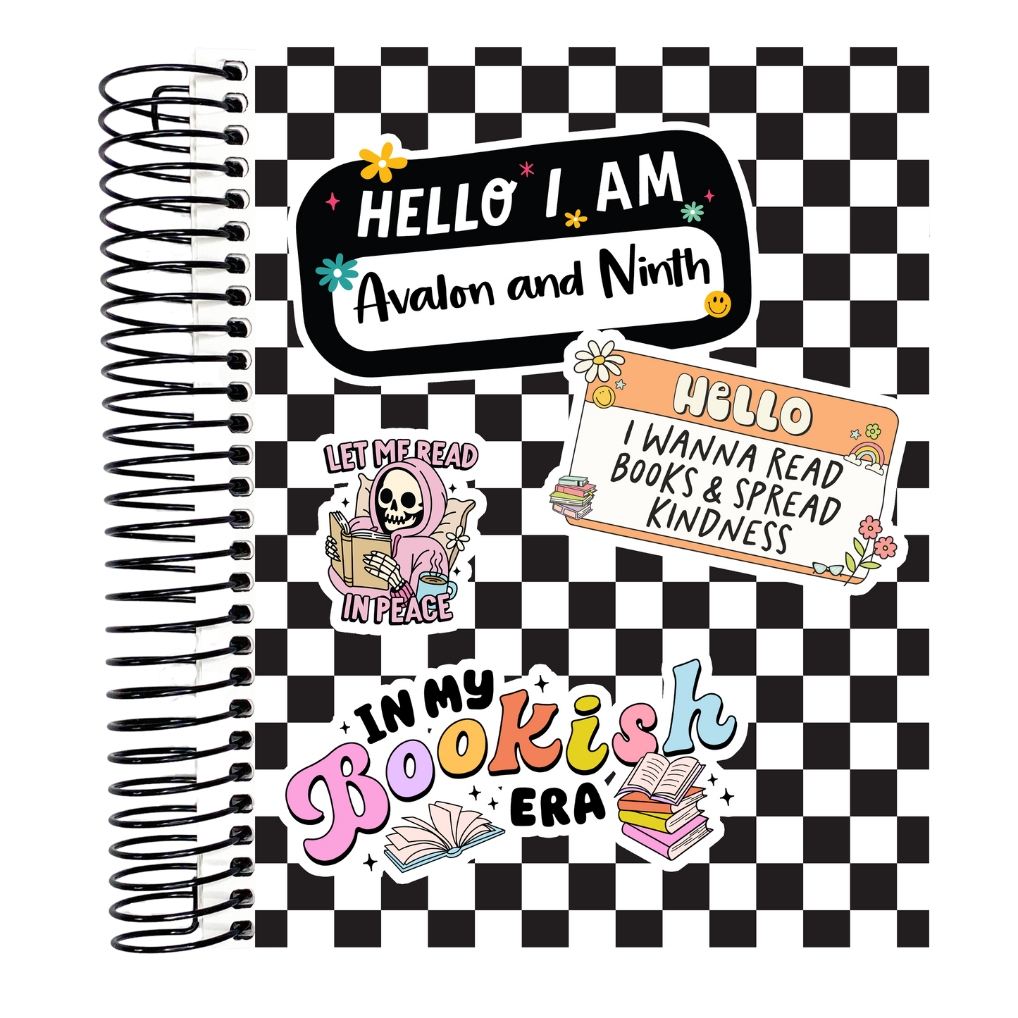 Bookish Checkerboard - B6 Planner