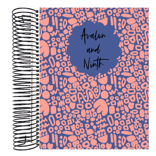 Coral Abstract - 7x9 Daily Planner