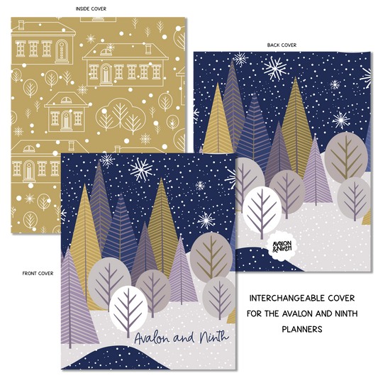 Winter Trees  - A La Carte Cover - 7x9, B6, Weeks