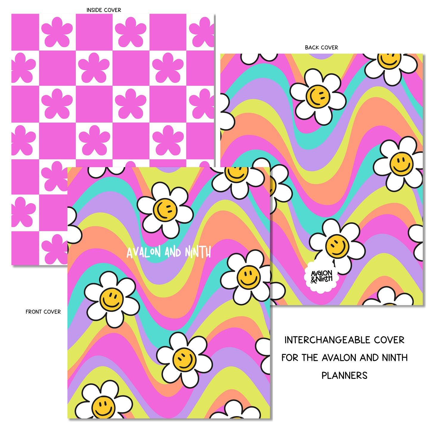 Groovy Daisies - A La Carte Cover - 7x9, B6, Weeks