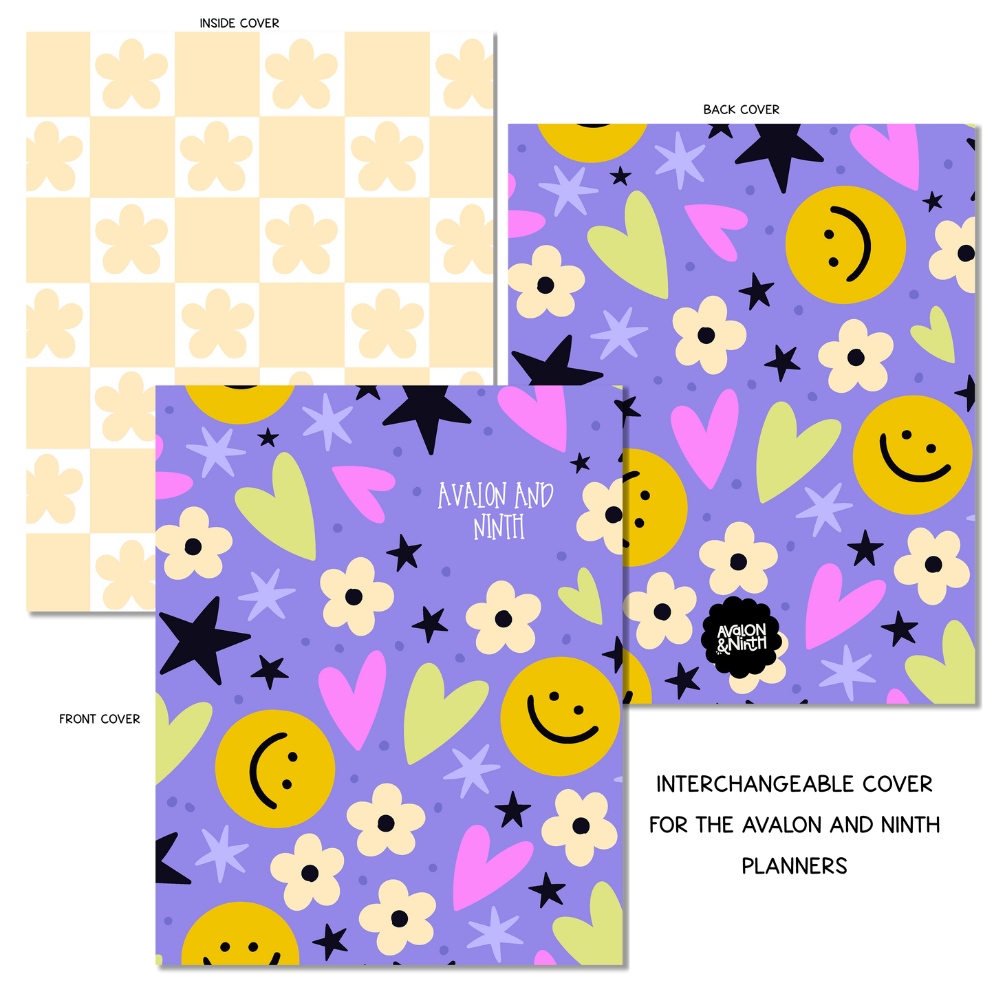 Purple Vibes - A La Carte Cover - 7x9, B6, Weeks