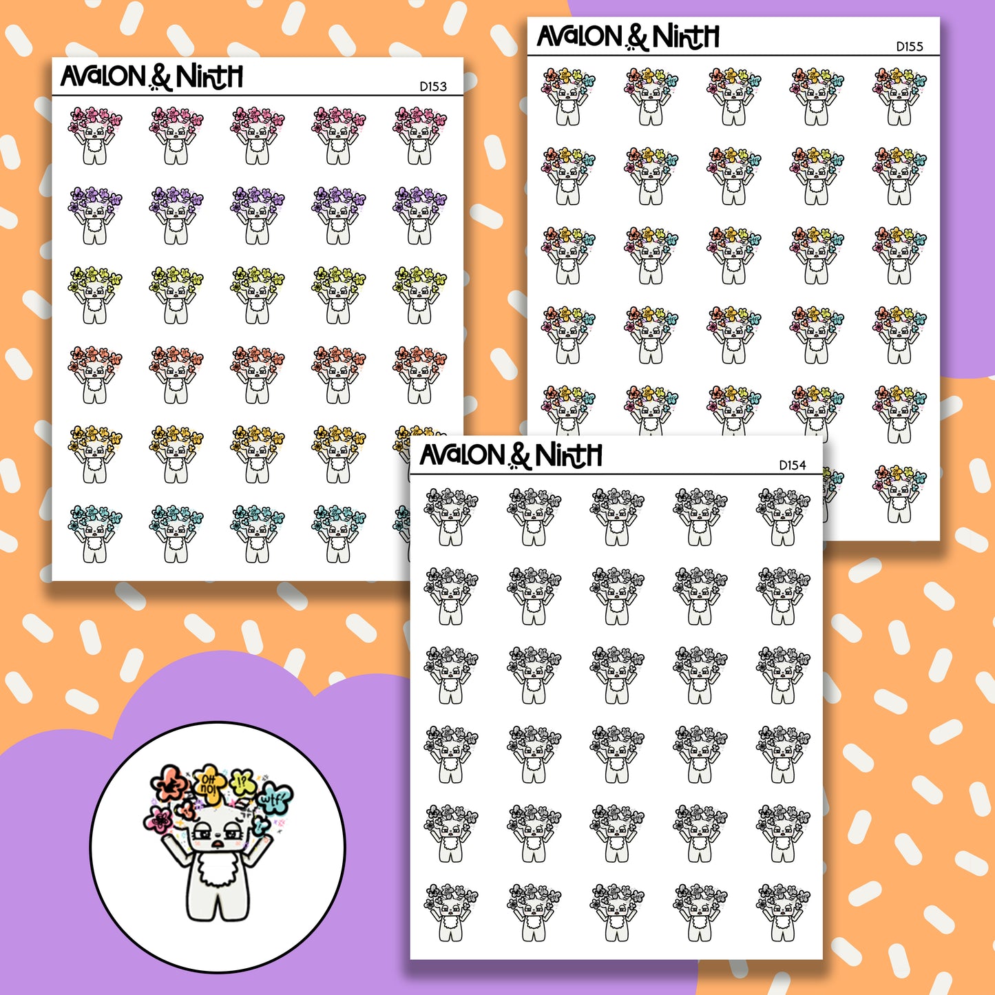 Dixie - Squirrel Moments/Too Many Thoughts/Overwhelmed // D153-155