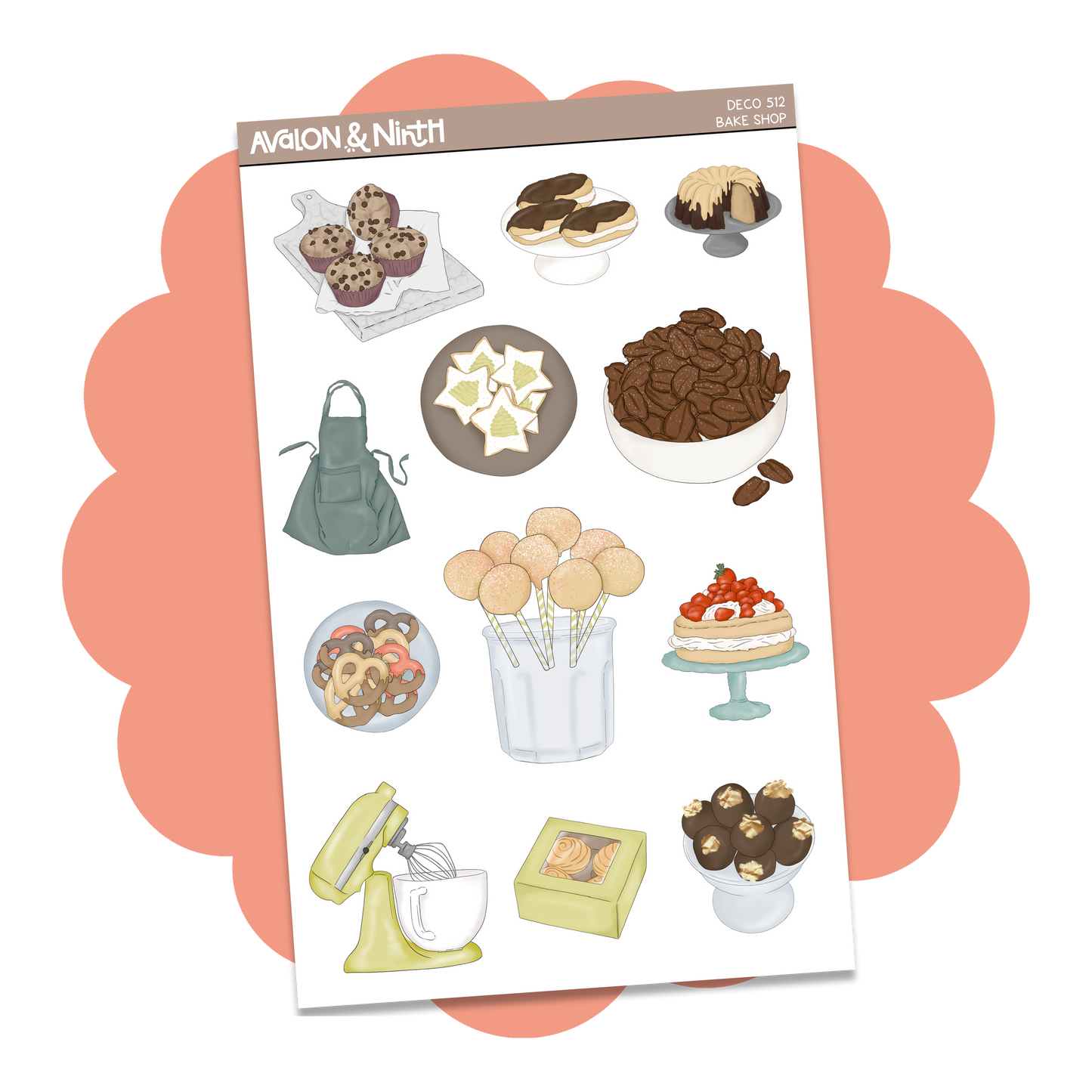Bake Shop Deco Sheet // DECO512