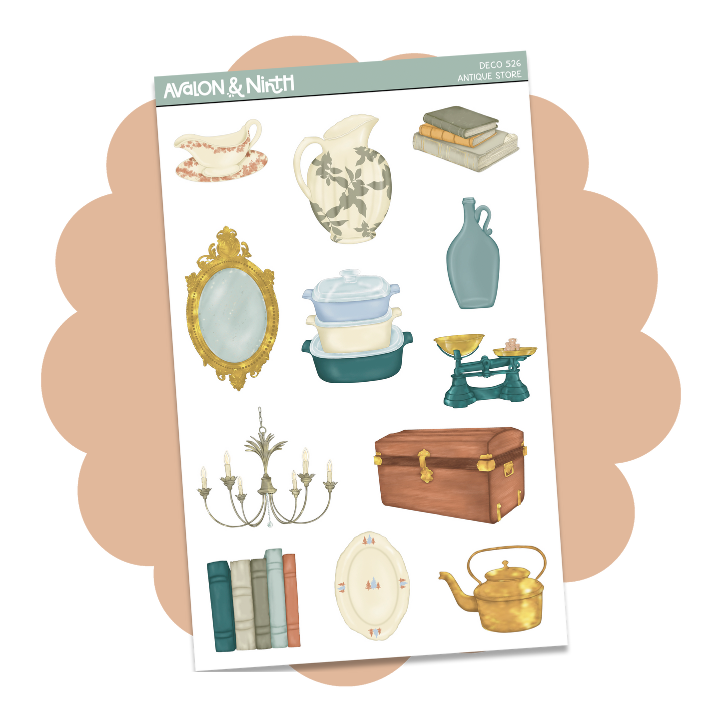 Antique Store Sheet // DECO526