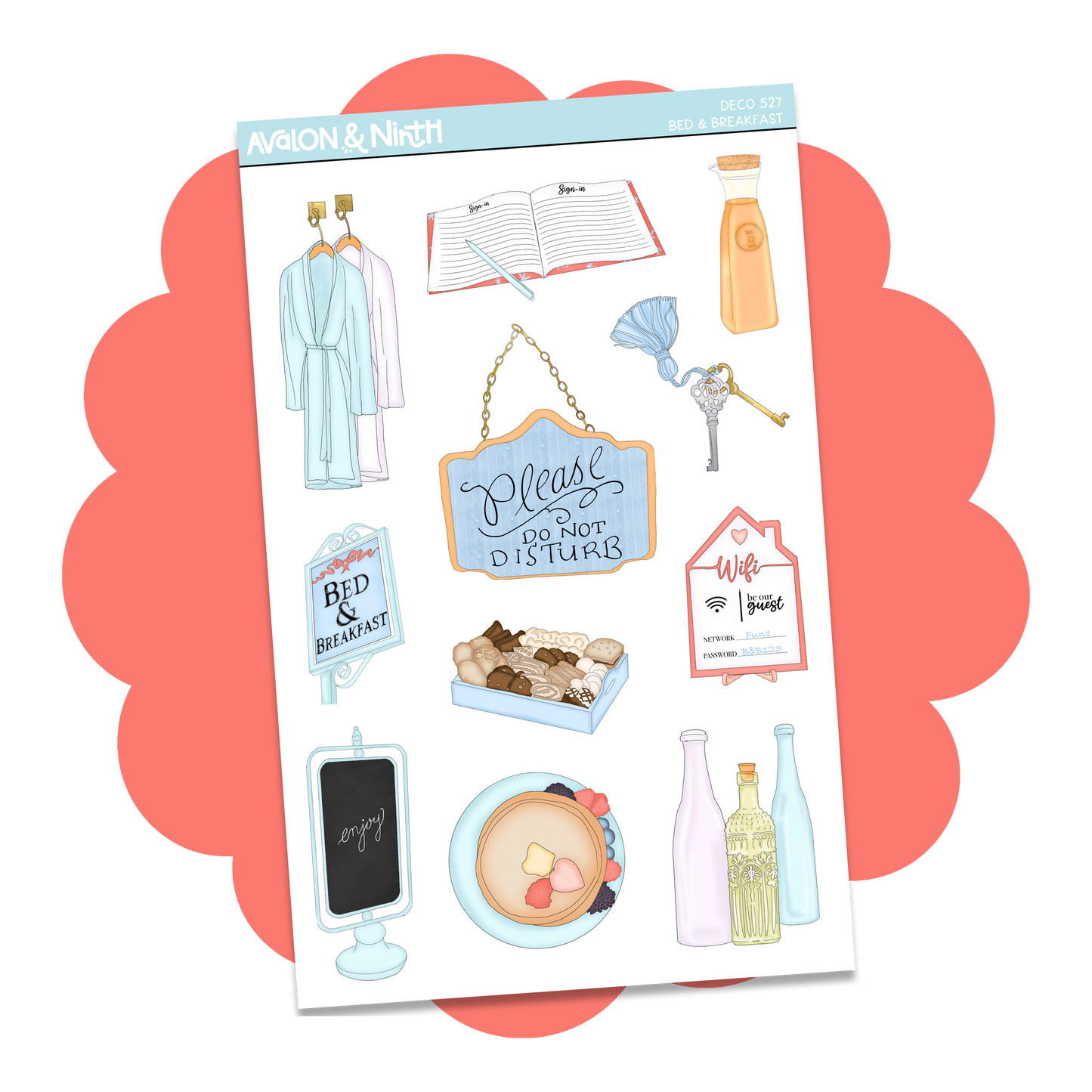 Bed & Breakfast Sheet // DECO527
