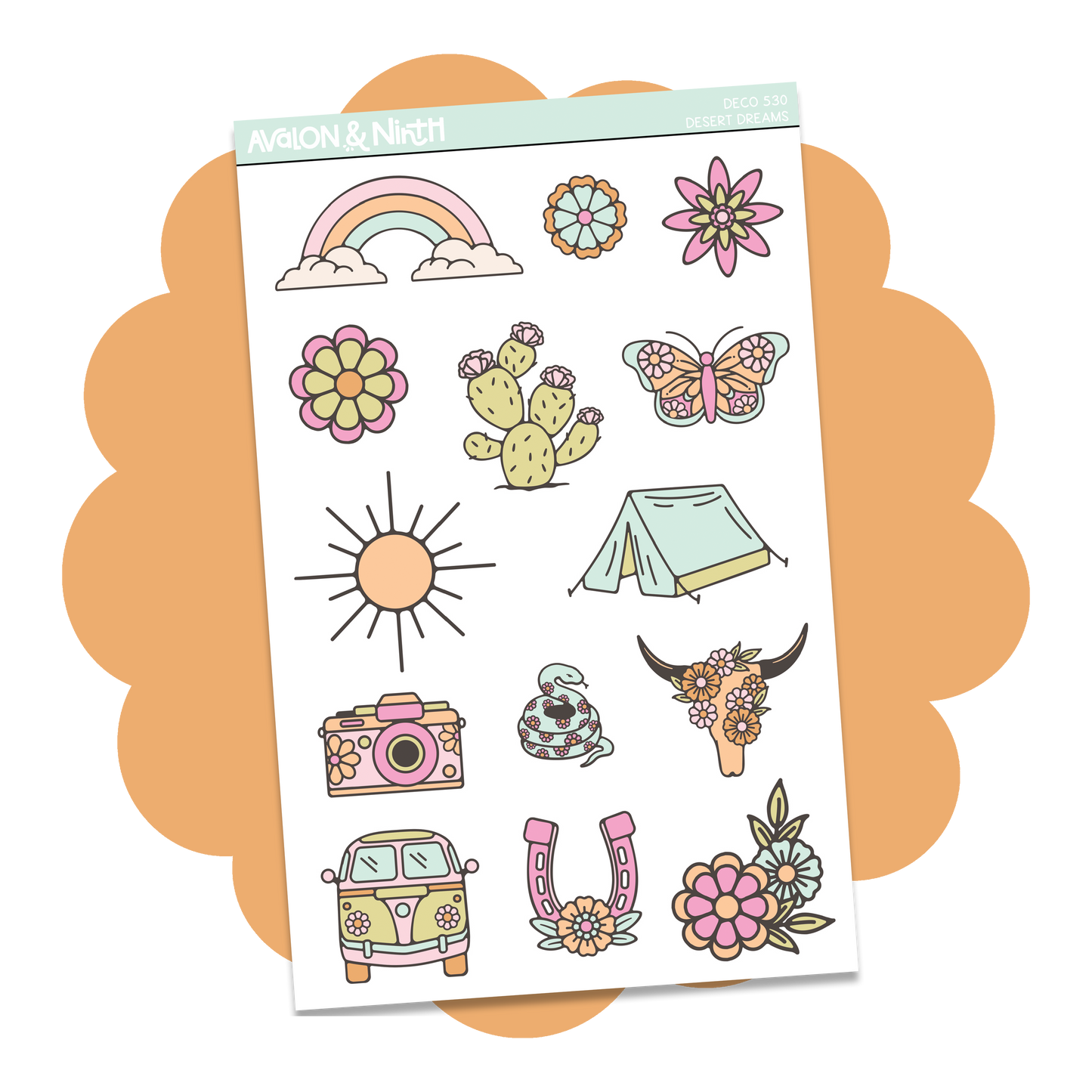 Desert Dreams Deco Sheet // DECO530