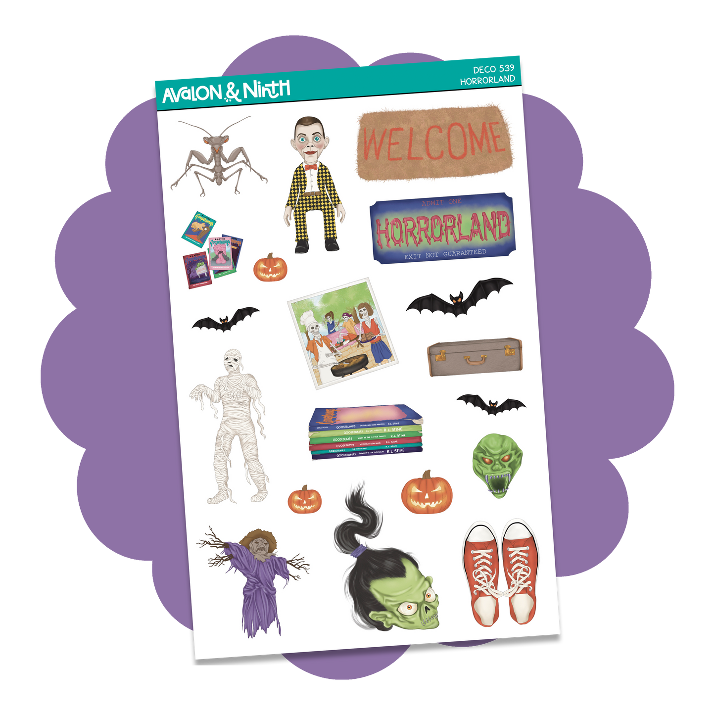 Horrorland Deco Sheet // DECO539