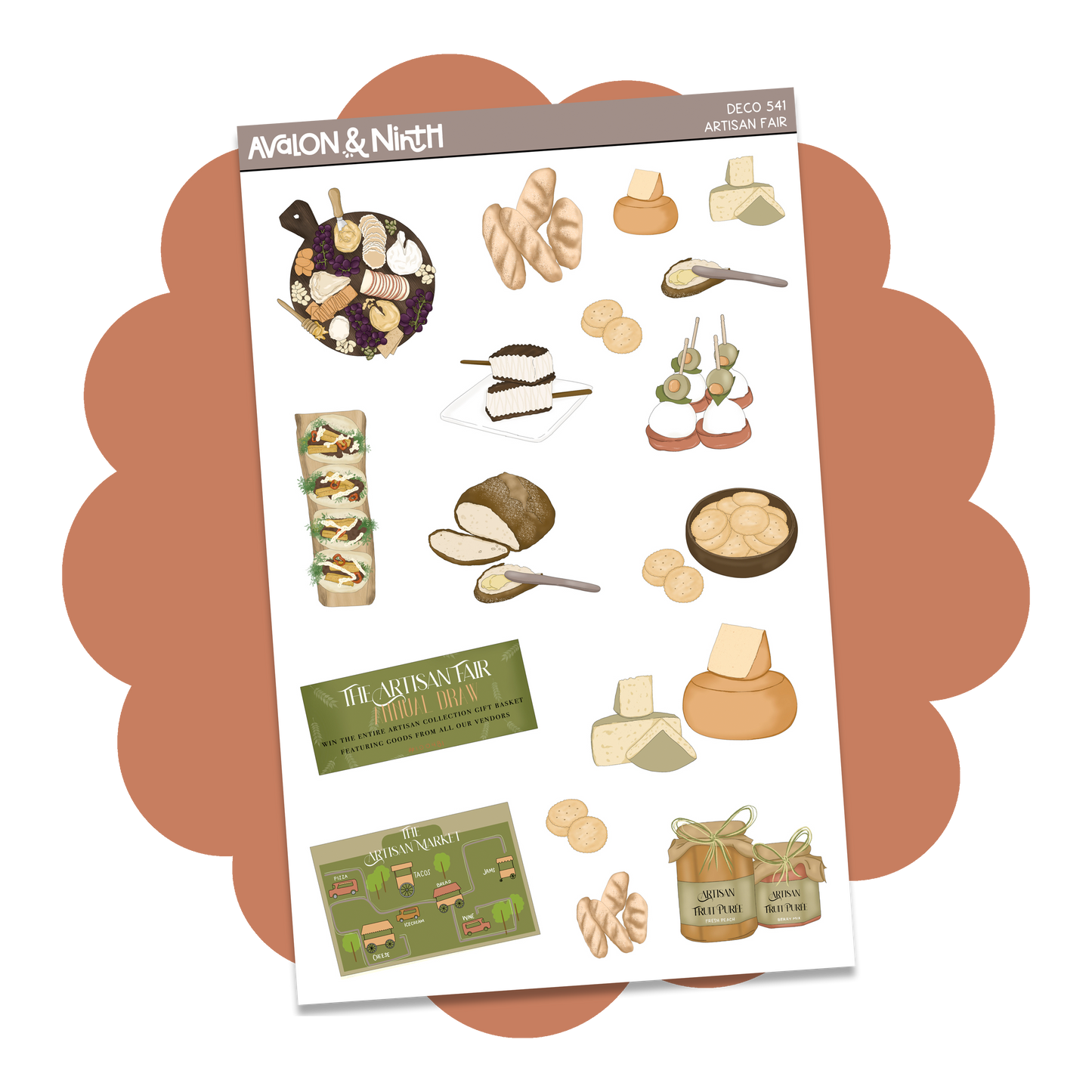 Artisan Fair Deco Sheet // DECO541