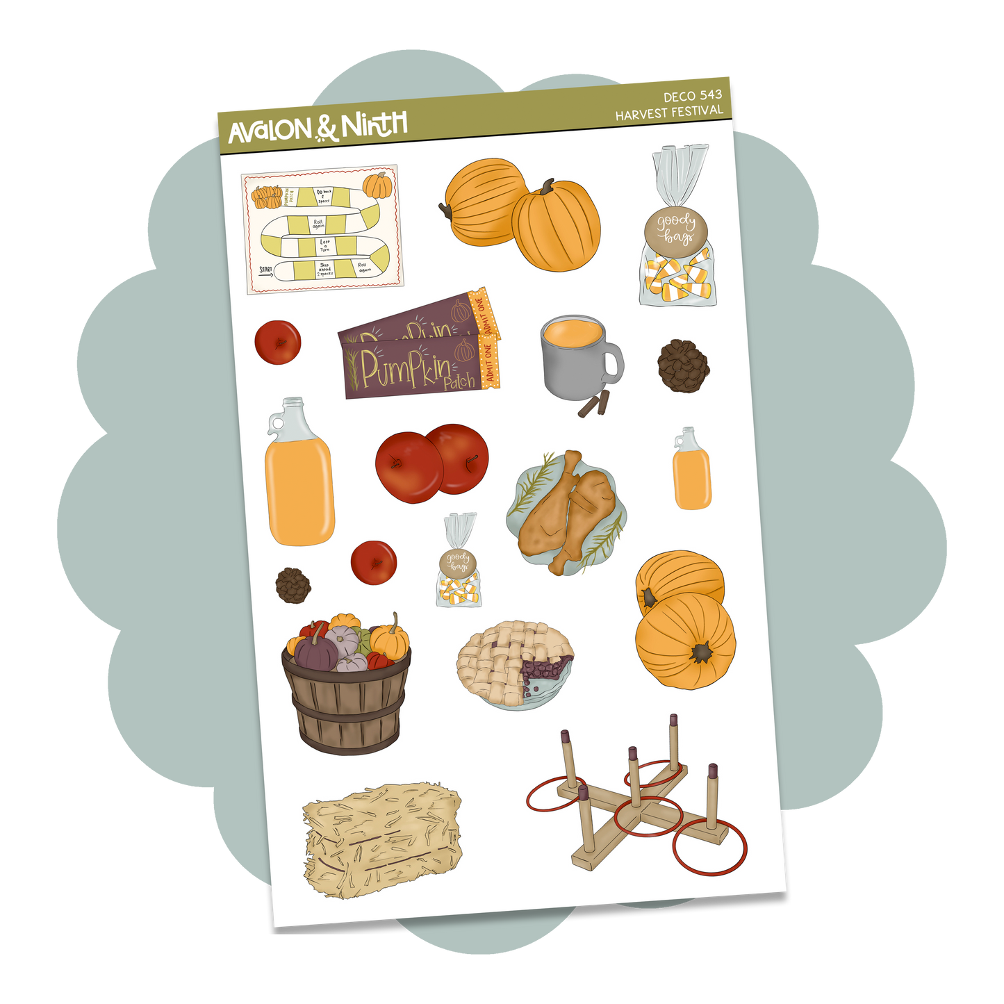 Harvest Festival Deco Sheet // DECO543