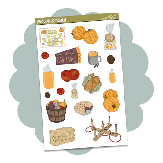 Harvest Festival Deco Sheet // DECO543