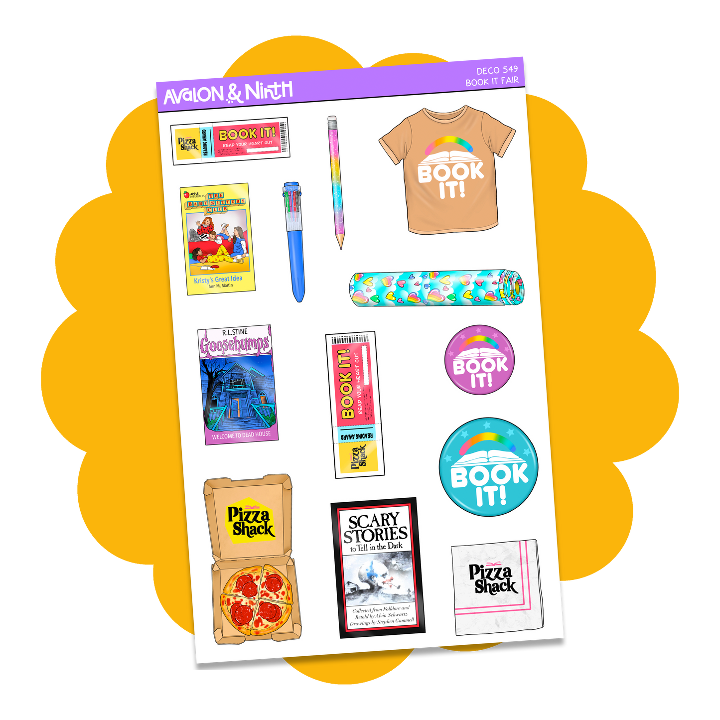 Book It Fair Deco Sheet // DECO549
