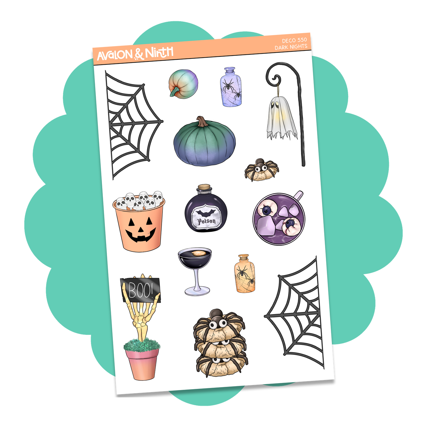 Dark Nights Deco Sheet // DECO550