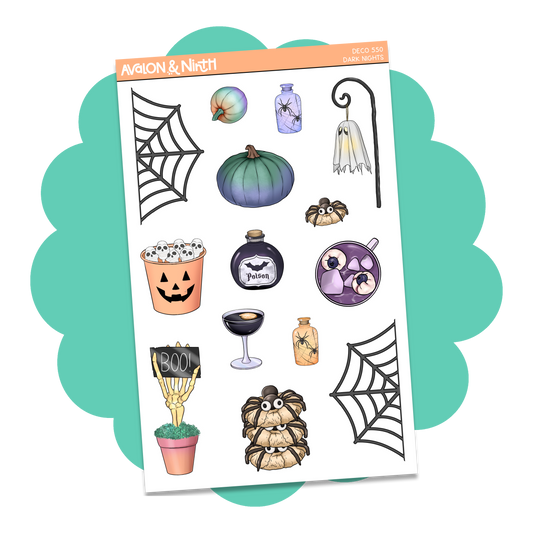 Dark Nights Deco Sheet // DECO550