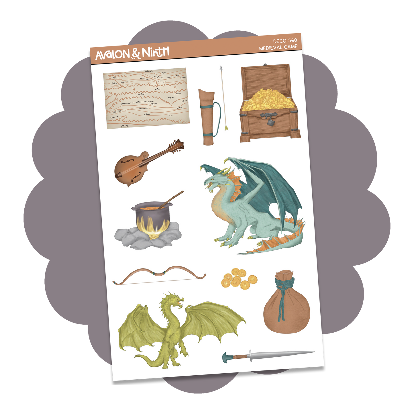 Medieval Camp Deco Sheet // DECO560