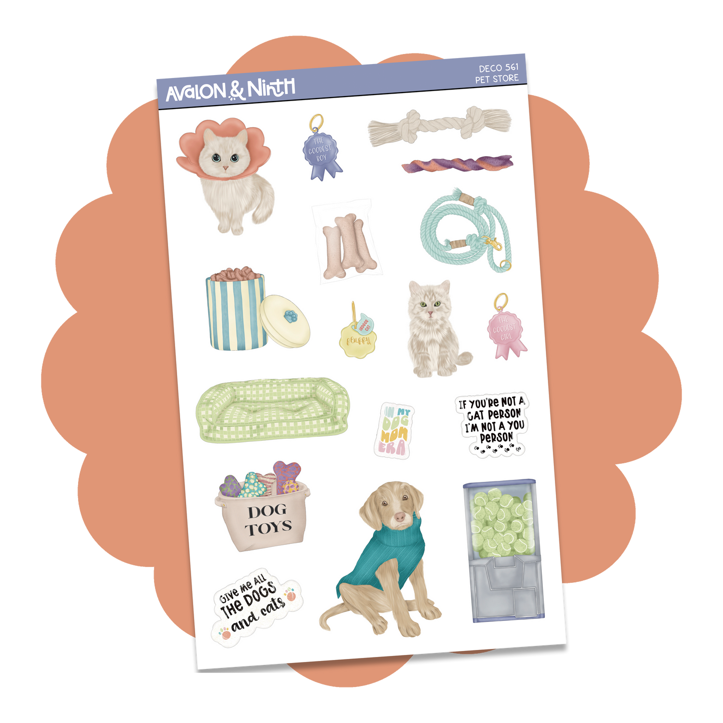 Pet Store Deco Sheet // DECO561
