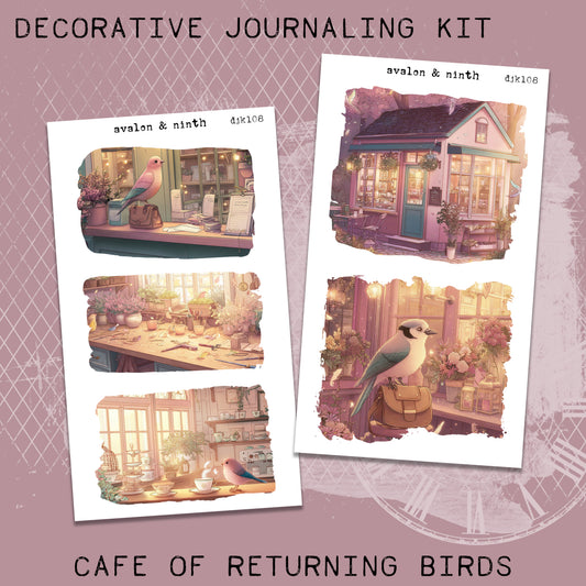 Cafe of Returning Birds Deco Journaling Kit // DJK108