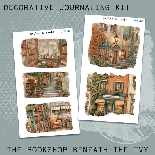 The Bookshop Beneath the Ivy Deco Journaling Kit // DJK112