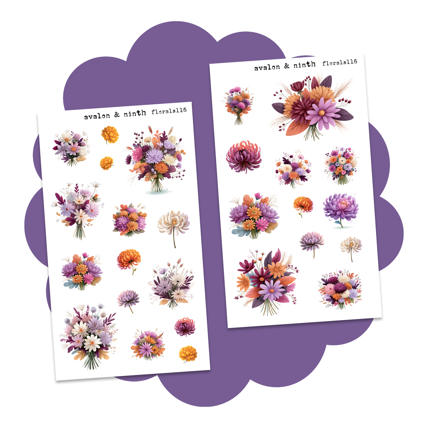 Parade of Paper Ghosts Florals // FLORALS116