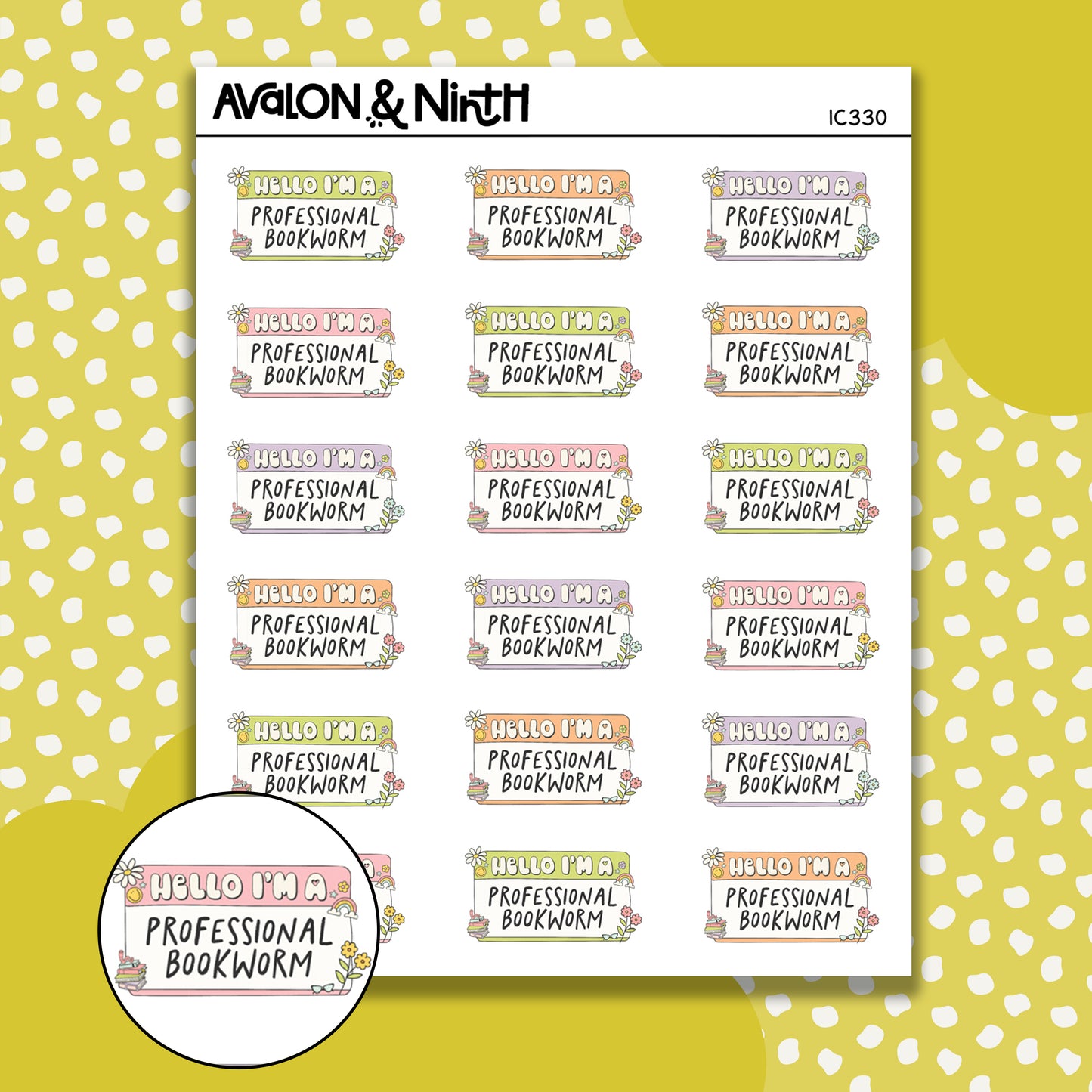 Hello I'm A Professional Bookworm // IC330