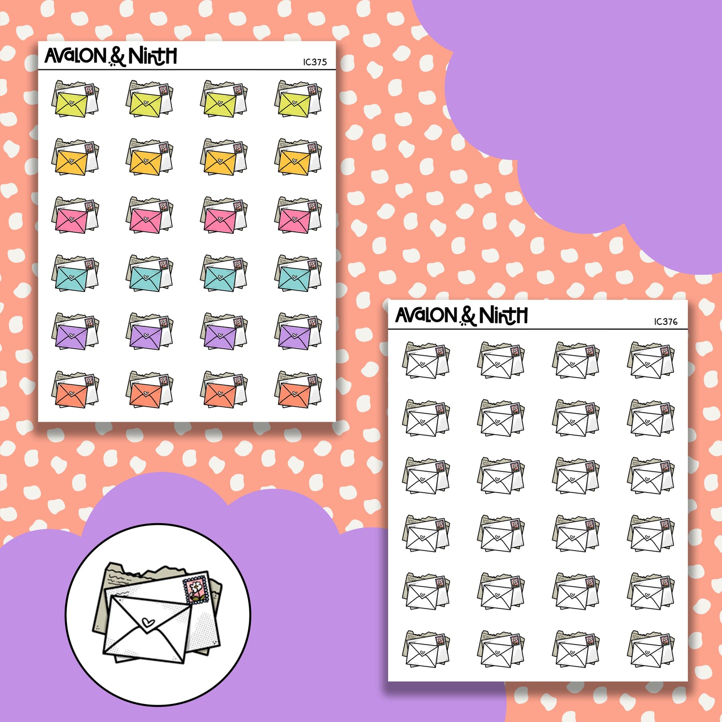 Stack of Mail // Happy Mail // IC375-376