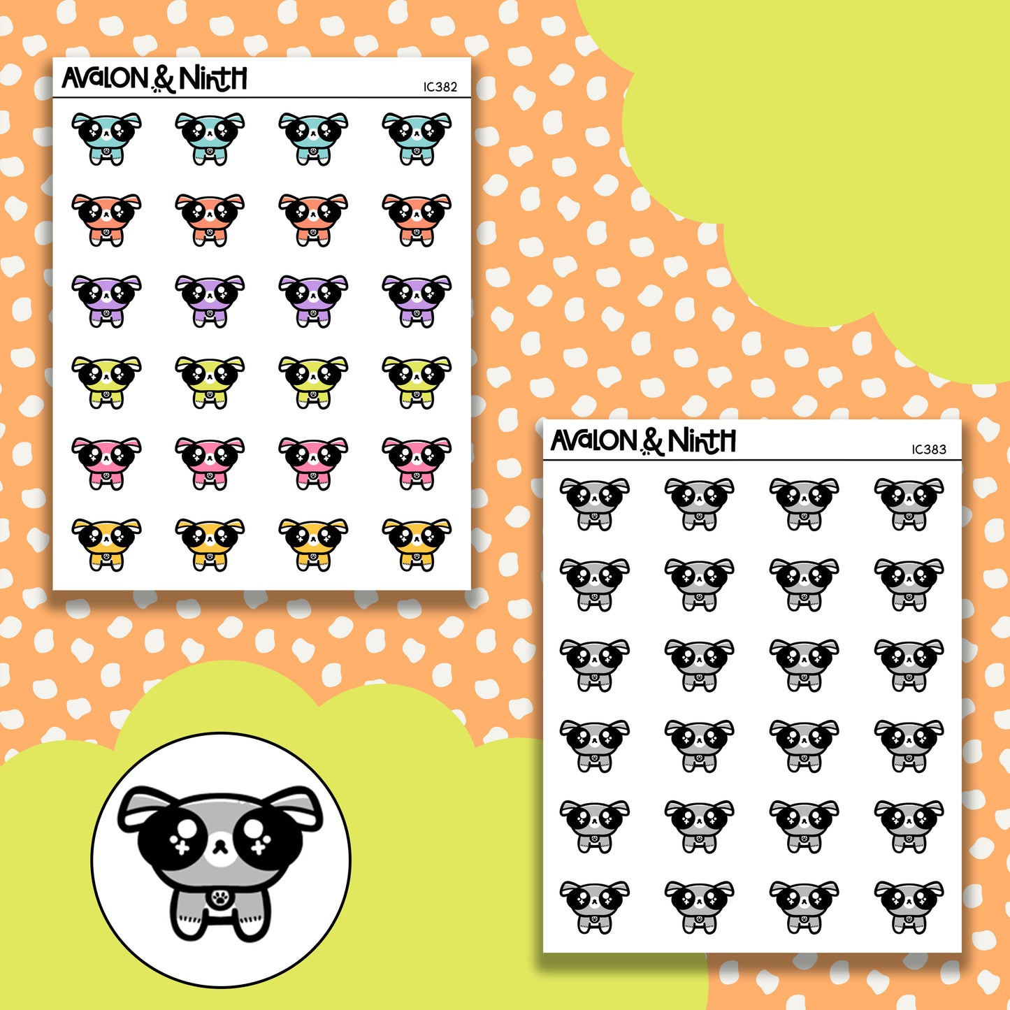 Dog Icon // IC382-383