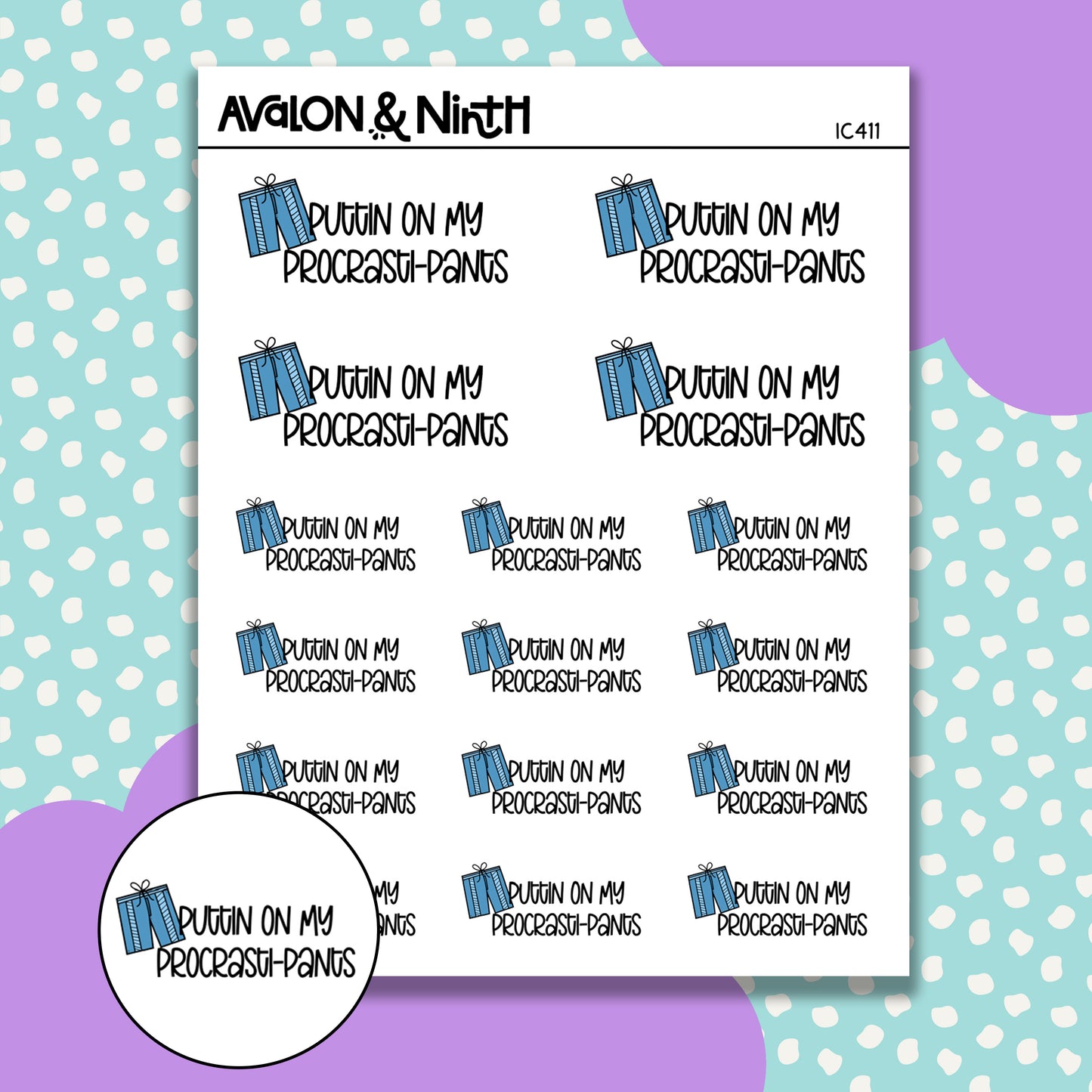 Procrasti-pants // IC411