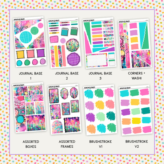 Journal Crew Abstract Florals // JC201