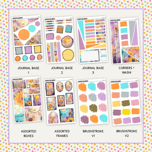 Journal Crew Moonlight Sunflowers // JC301