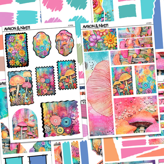 Journal Crew Mushroom Flowers // JC401