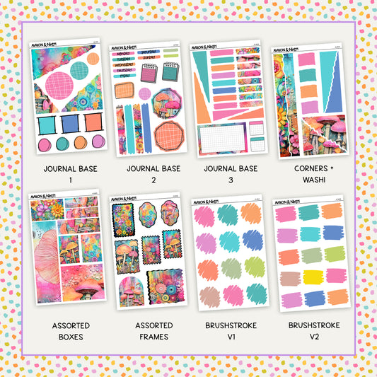 Journal Crew Mushroom Flowers // JC401