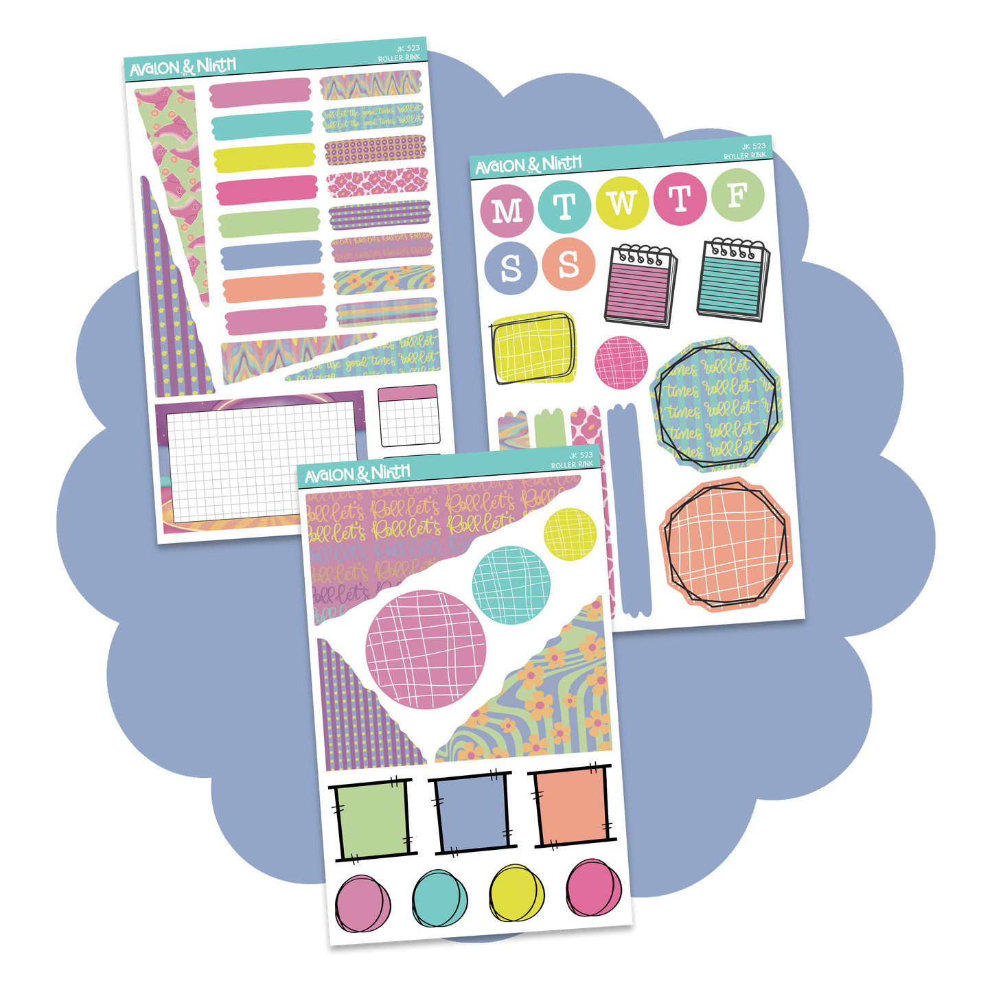 Roller Rink Journaling Kit // JK523