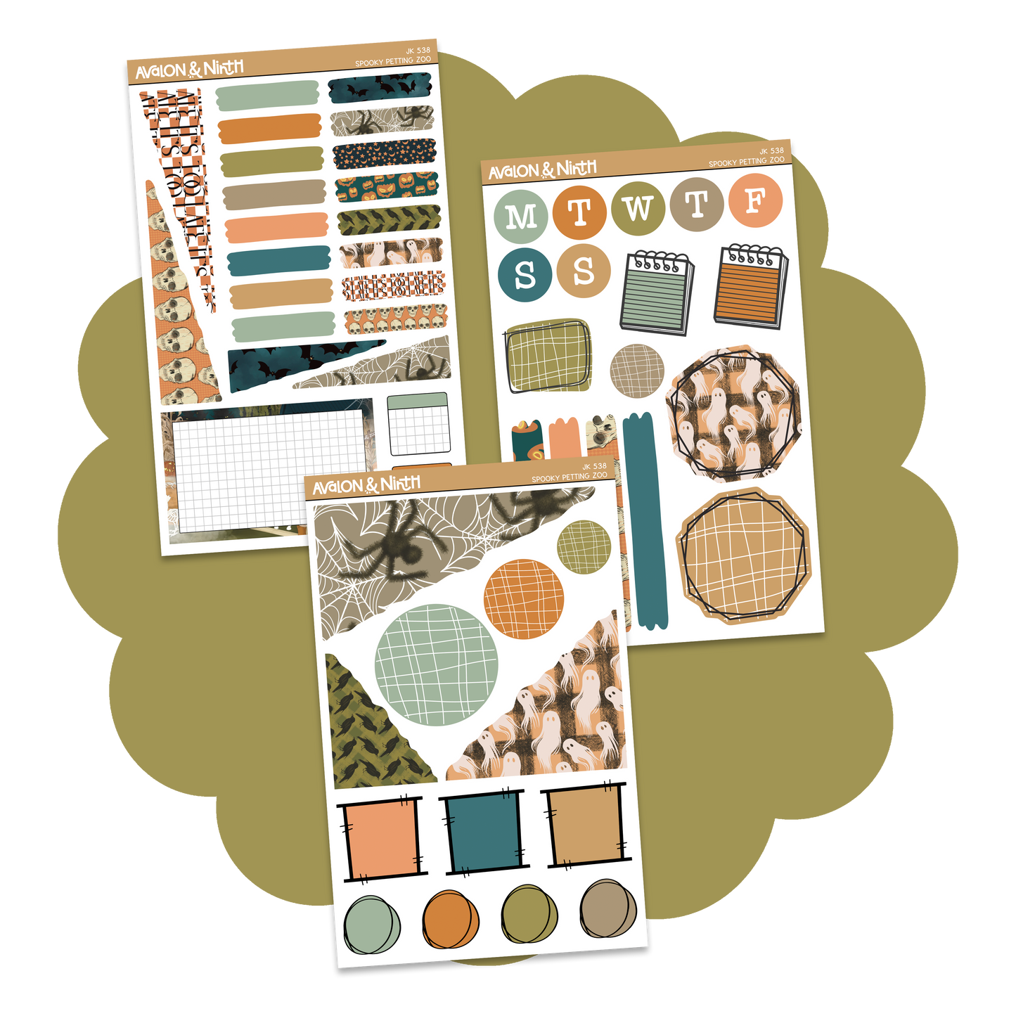 Spooky Petting Zoo Journaling Kit // JK538
