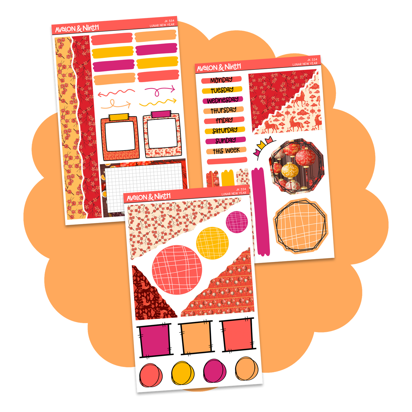Lunar New Year Journaling Kit // JK554