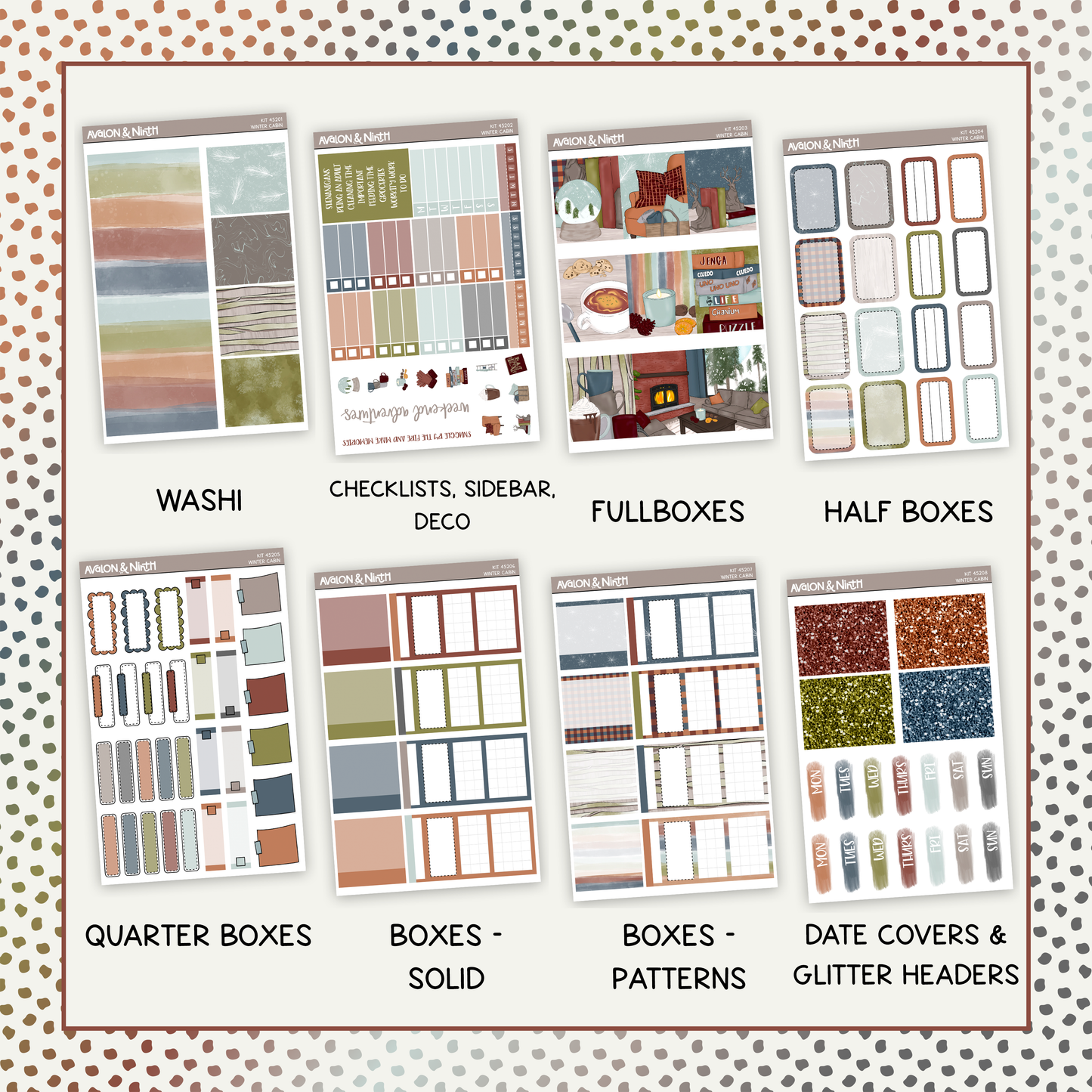 Winter Cabin Weekly Kit // KIT45201