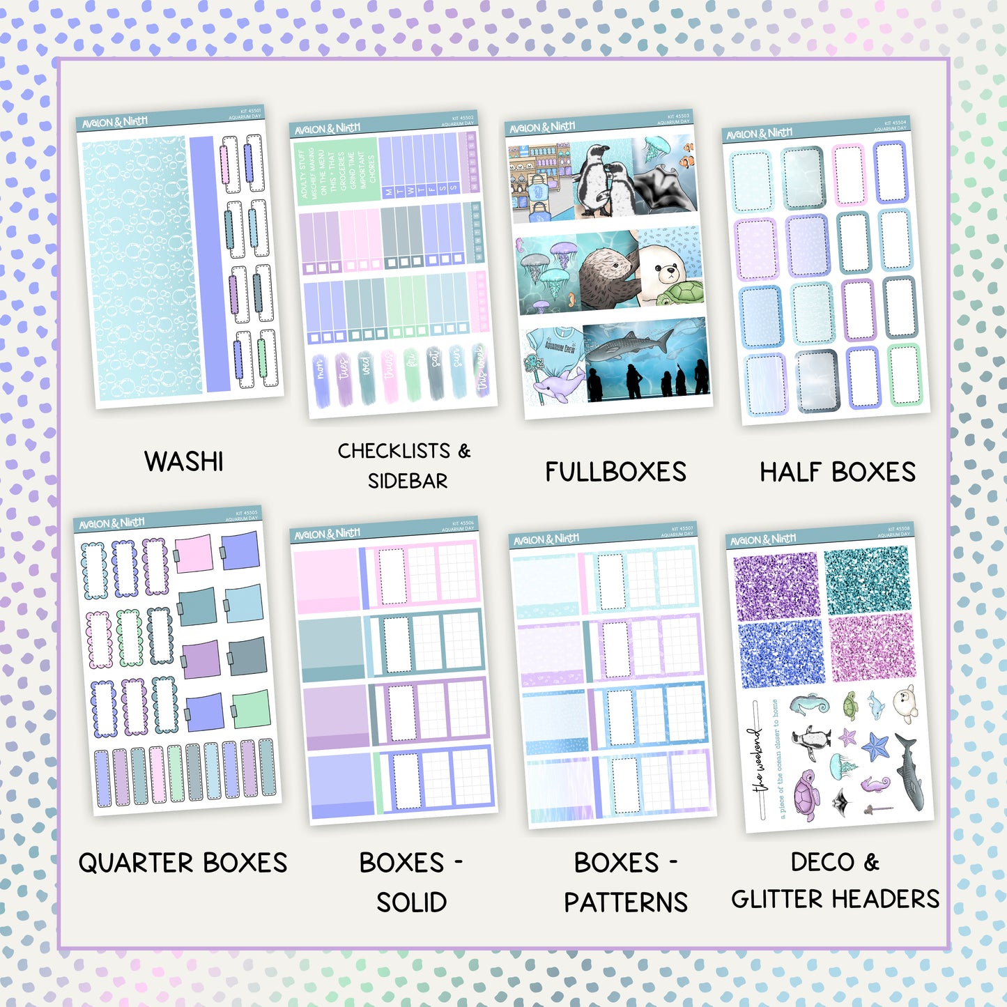 Aquarium Day Weekly Kit // KIT45501
