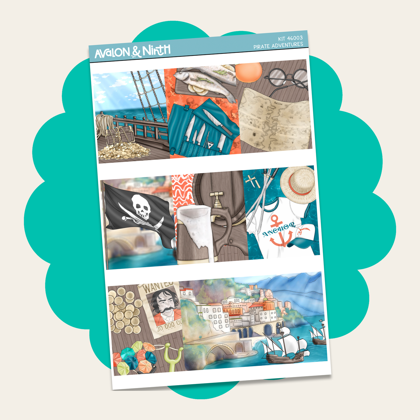 Pirate Adventures Weekly Kit // KIT46001