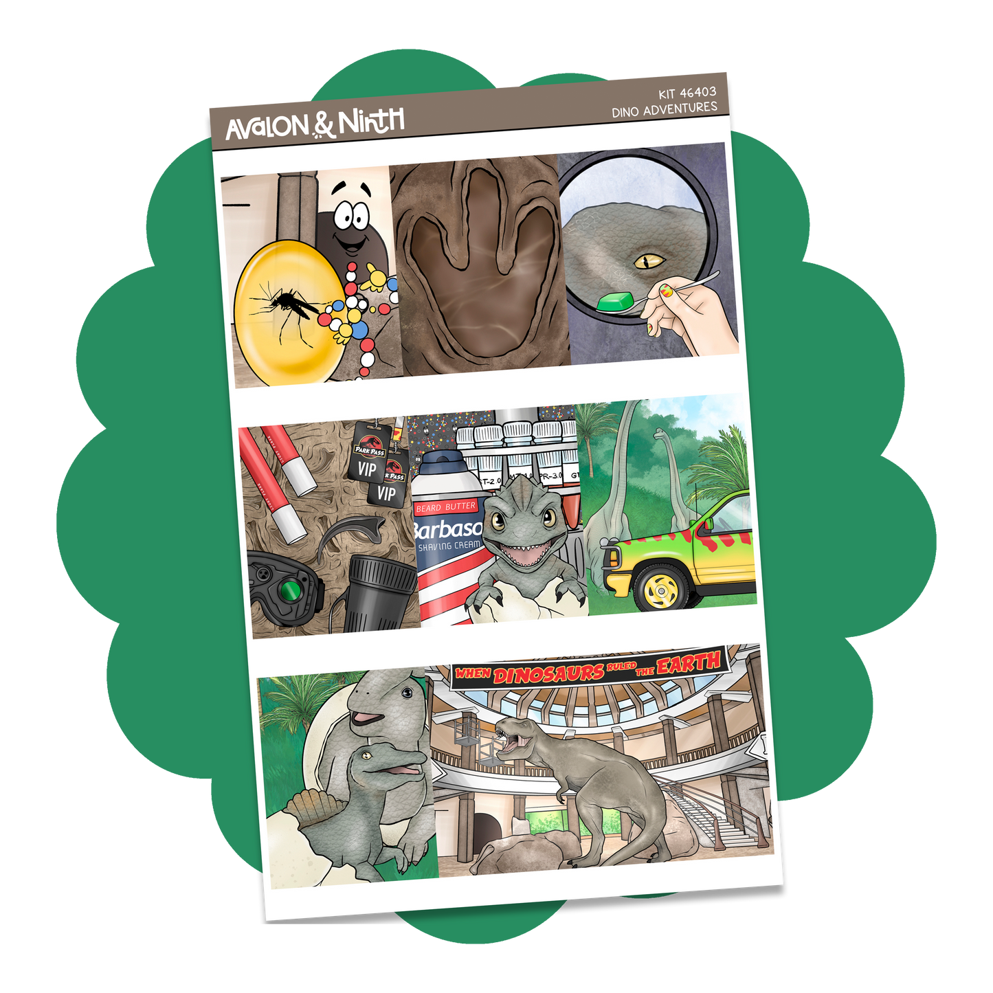 Dino Adventures Weekly Kit // KIT46401