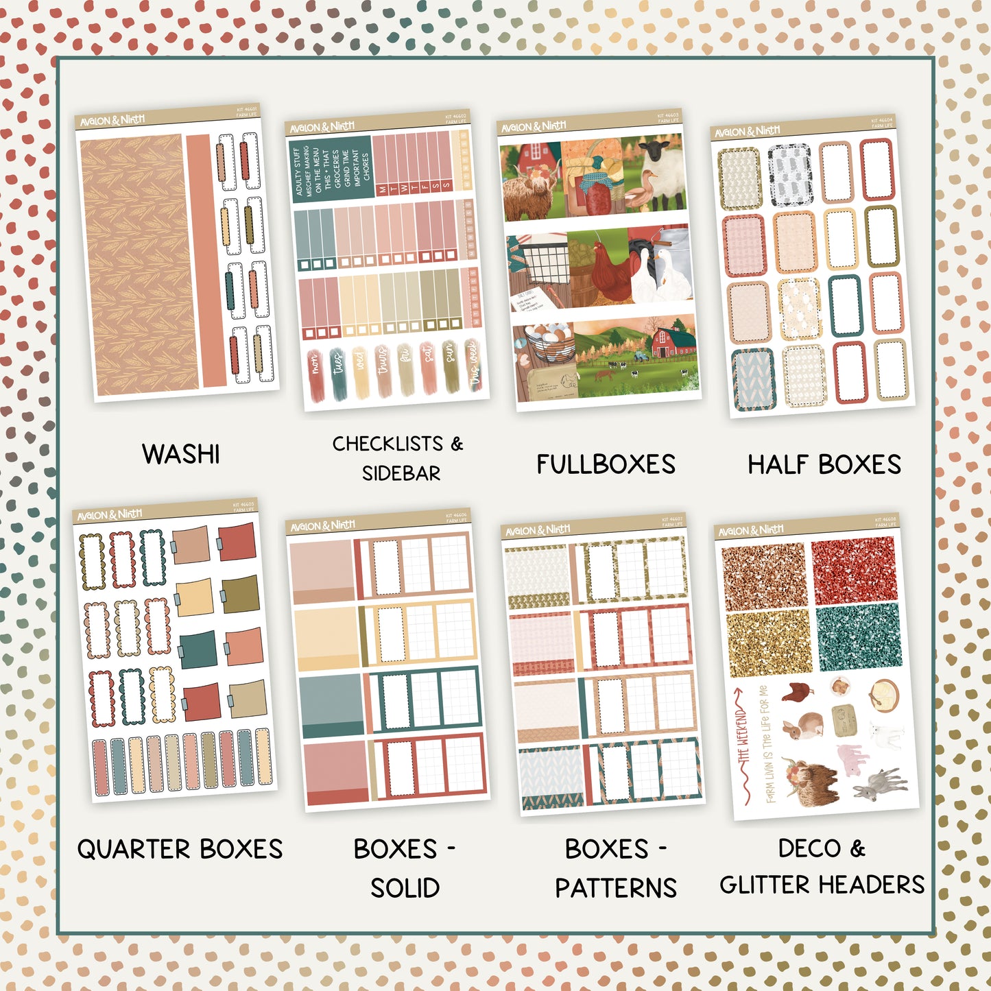 Farm Life Weekly Kit // KIT46601