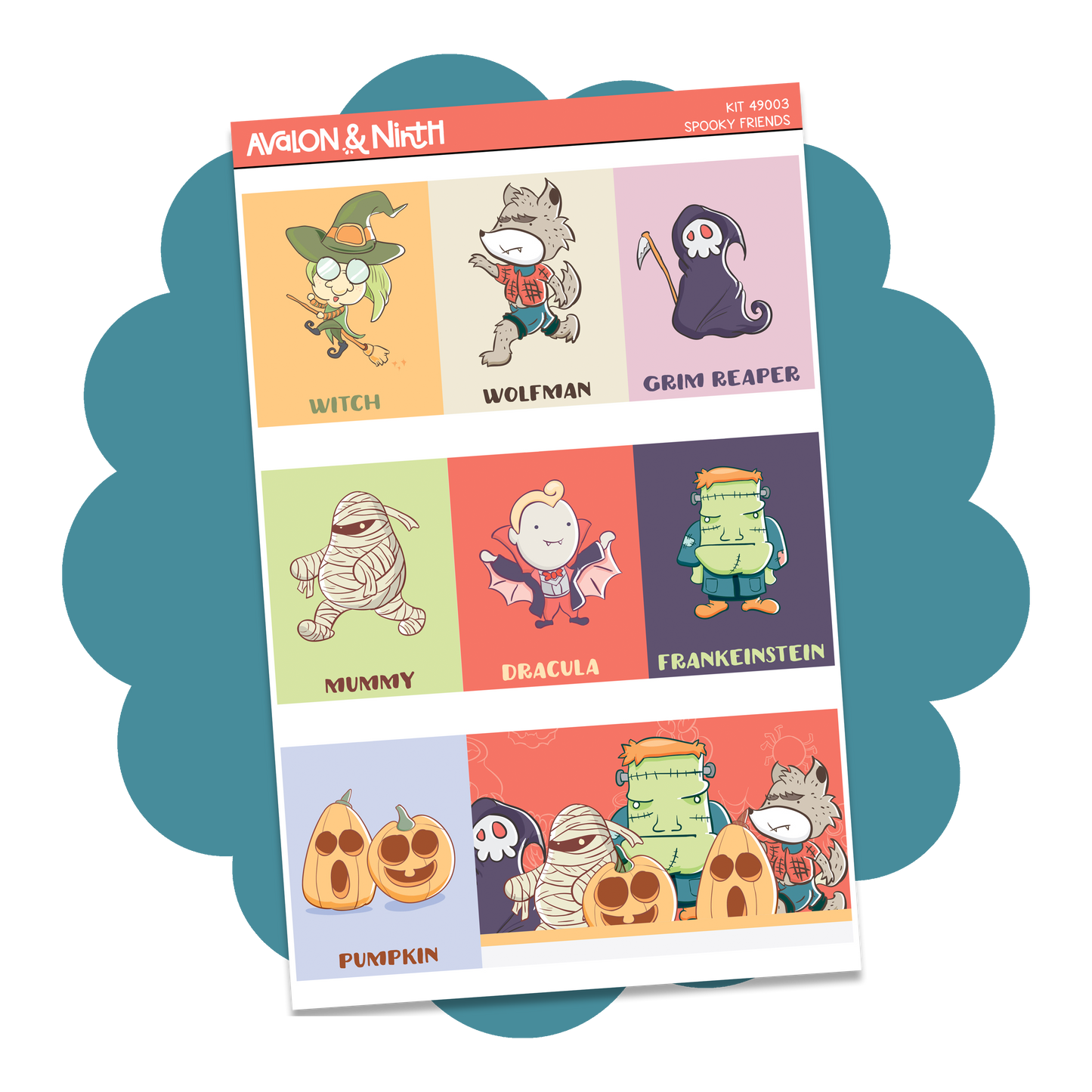 Spooky Friends Weekly Kit // KIT49001