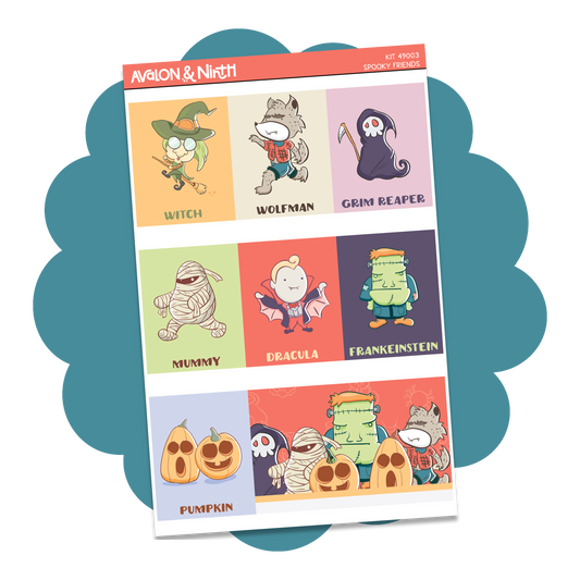 Spooky Friends Weekly Kit // KIT49001