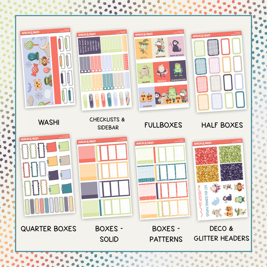 Spooky Friends Weekly Kit // KIT49001