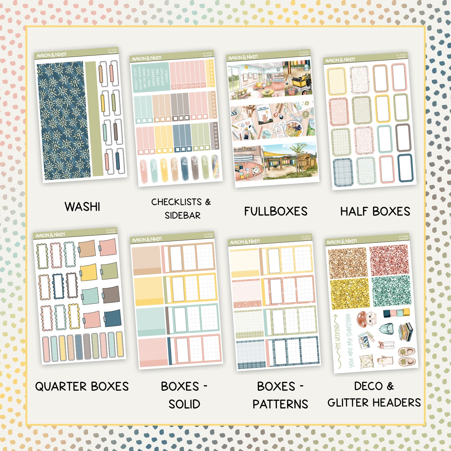 Sunshine Weekly Kit // KIT49301