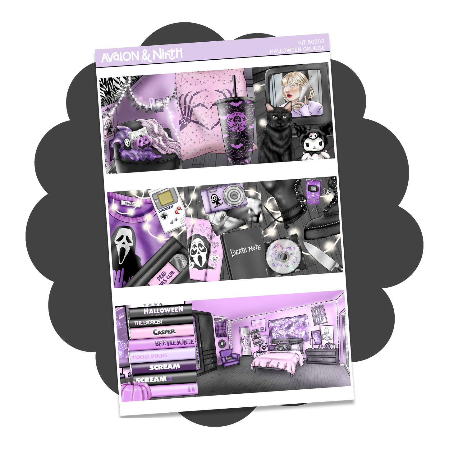 Halloween Grunge Weekly Kit // KIT50201