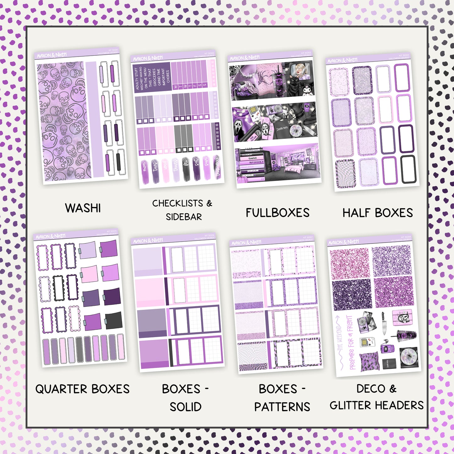 Halloween Grunge Weekly Kit // KIT50201