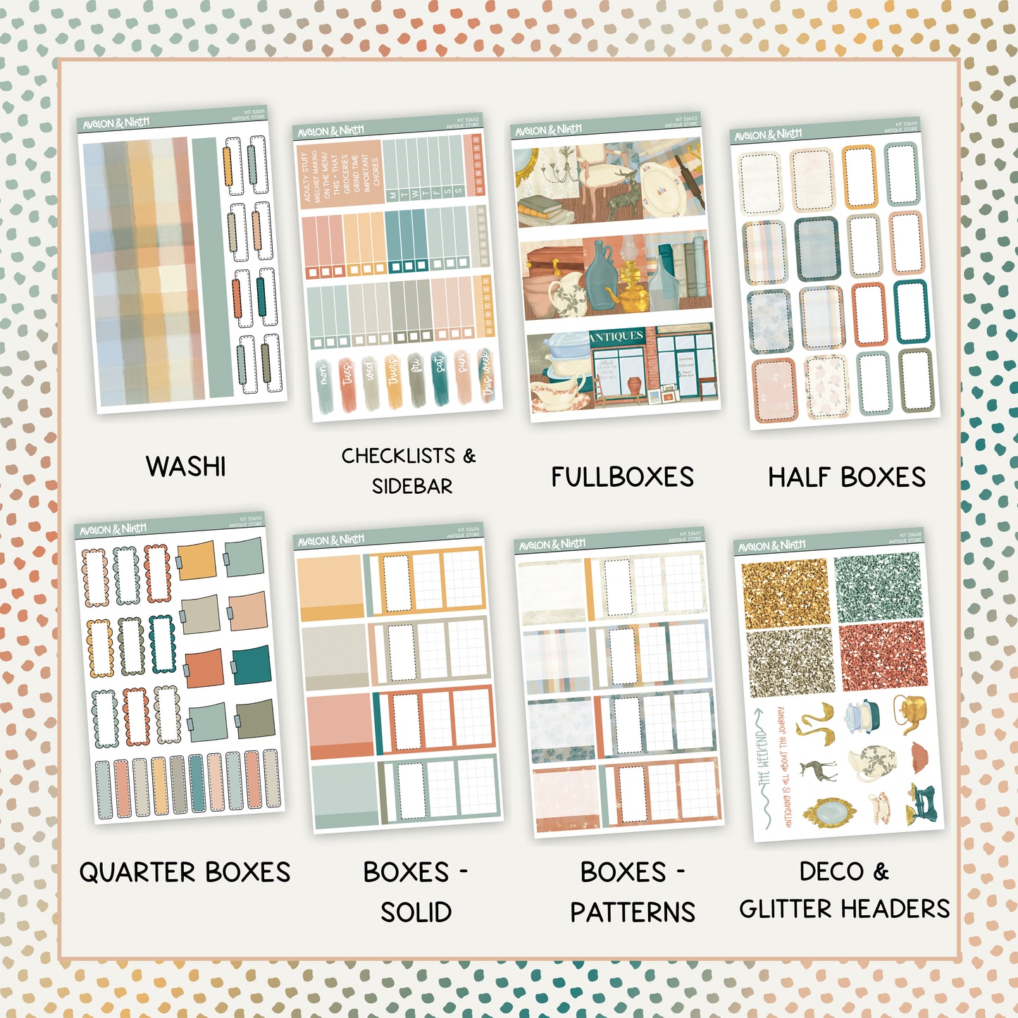 Antique Store Weekly Kit // KIT52601
